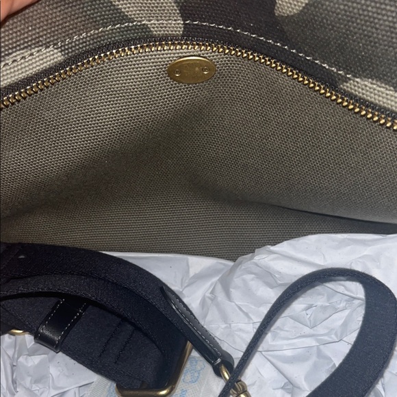 Coach Green and Black Camouflage Tote - Picture 9 of 10